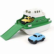 Ferry Boat: Green & White