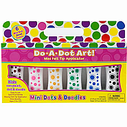 MINI Dot-Art Markers 6-Pk Jewel Tone [Washable]